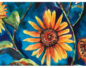 "Today Is A Good Day" Original Chris Wakefield Watercolor Painting